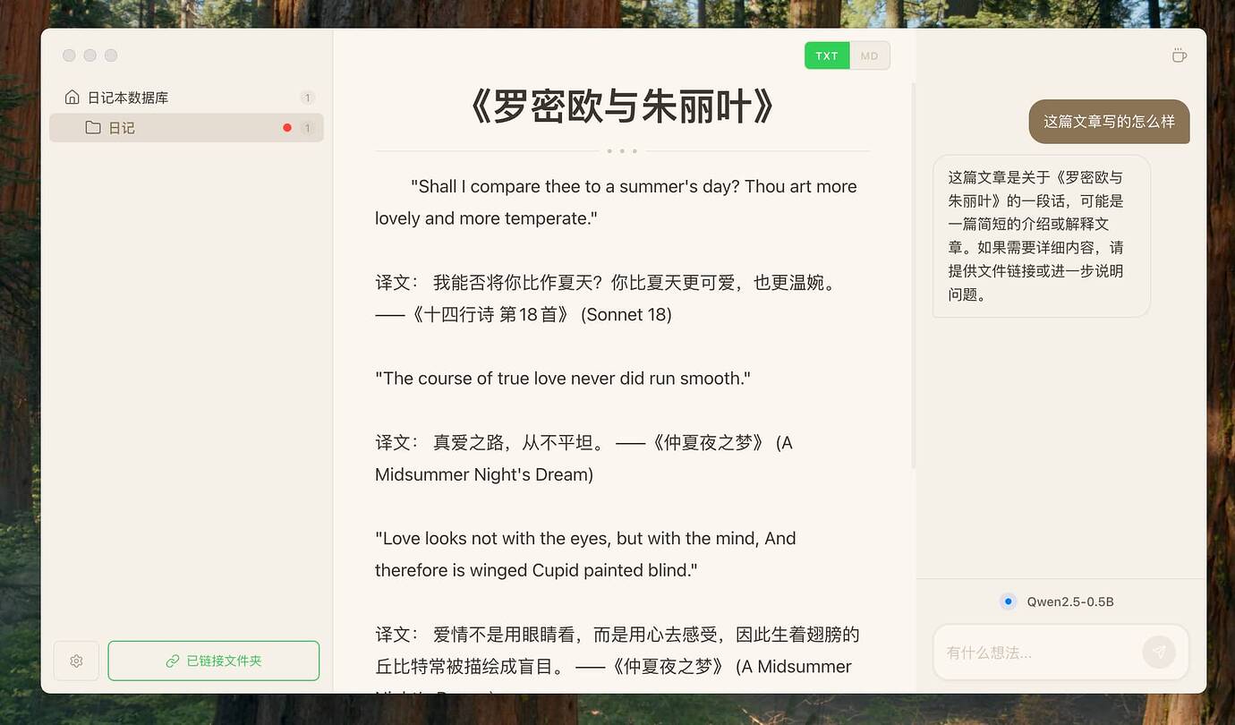 WitNote - 内嵌大模型，可完全离线的免费 AI 笔记工具[Windows/macOS] 5