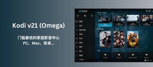 Kodi v21 (Omega)发布，可能是门槛最低的家庭影音中心：集中一处播放本地视频、海报墙、自动刮削、字幕-三七九技术汇